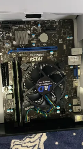 Kit placa mãe H81