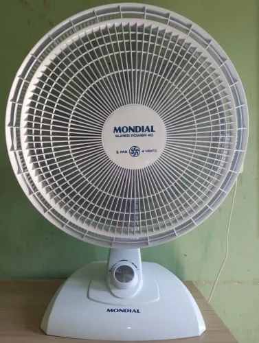 troco ventilador mondial 40cm 6 pás branco usado