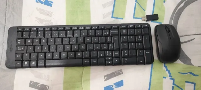 Teclado e mouse Logitech