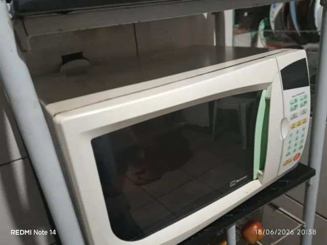Microondas LG com defeito