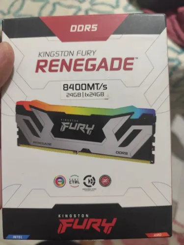 Memória Ram Kingston Fury Renegade DDR5 8400 MT/s 24gb