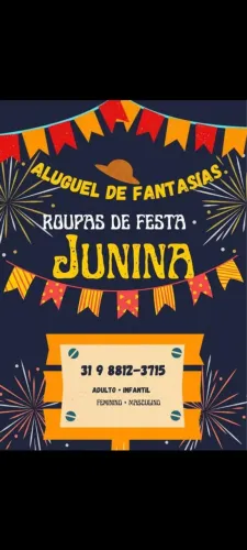 Aluguel de roupas festa junina