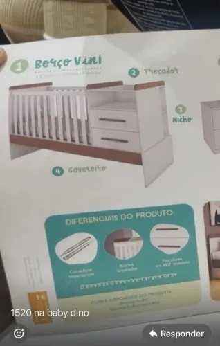 Vende-se berço