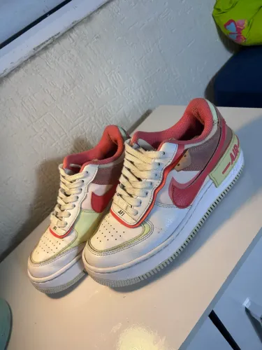 Nike Air Force 1 Shadow Original Feminino Tam 37 Branco/Rosa
