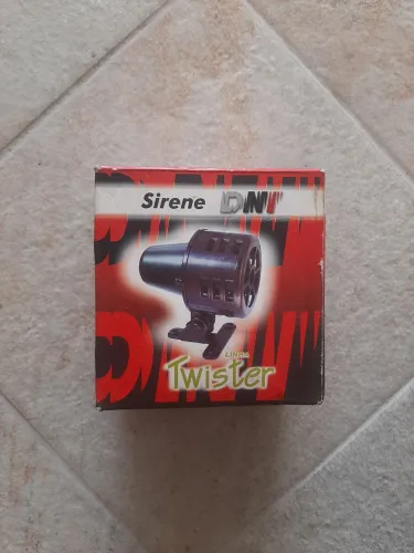 Sirene Rotativa DNI Mecânica 12v Som Viatura Alarme Casa Carro Moto Escola Fábrica Prédio