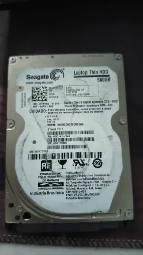 HD 500GB Seagate Laptop Thin HD Usado