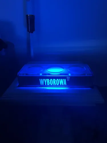 Suporte para 3 garrafas led Wyborowa