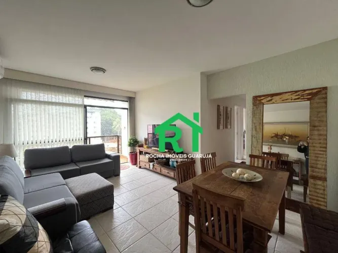 Apartamento com 3 quartos (2 suítes), 1 vaga e lazer à venda em Tombo, Guarujá