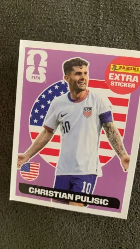 Figurinha da Copa Christian Pulisic