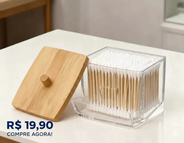 Organizador para cotonetes