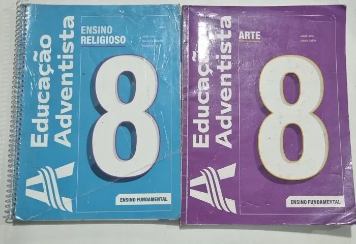 Livros Colégio Adventista 8° ano fundamental II