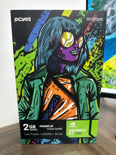 Placa de Vídeo GEFORCE GT730 2GB - Nova Lacrada