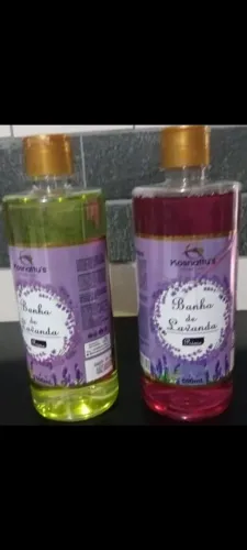Banho de lavando colônia