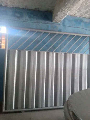 Portão corridizo novo galvanizado