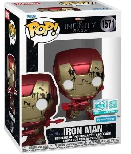 Funko Pop Marvel - Iron Man #1571 Limitado em 9500 peças