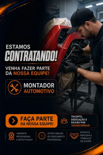 Vaga de montador de carro profissional 