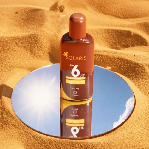 Óleo Bronzeador FPS 6 Uva E Uvb Solaris 150ml