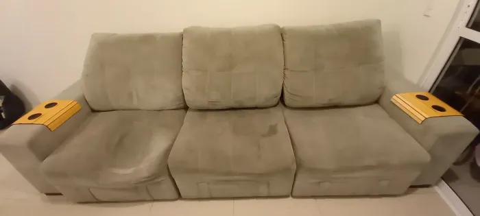 Sofá 3 Lugares Retrátil