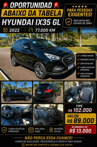 Hyundai IX35 GL 2.0 16V 2WD Flex Aut. 2022