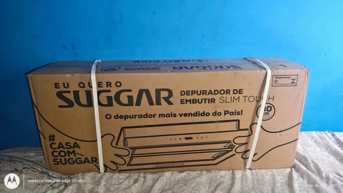 Vende-se depurador de embutir slim touch 80 cm ideal para fogões de cinco bocas