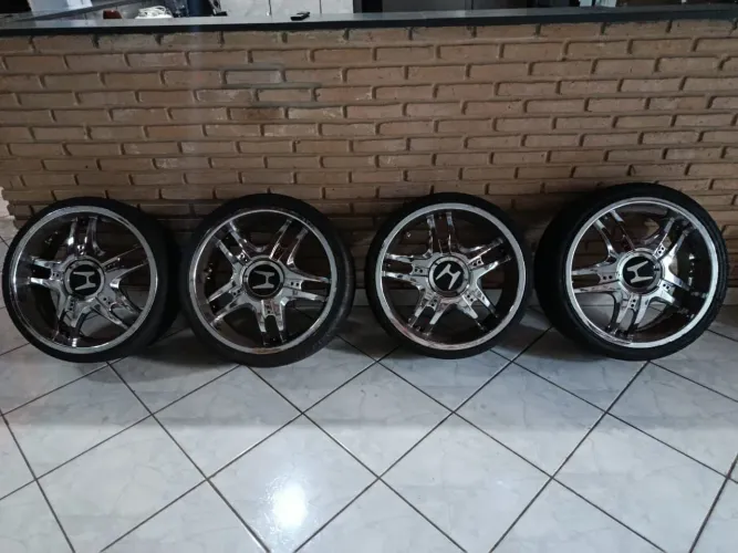 Rodas cromada da Honda aro 20