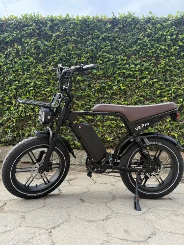 Bike elétrica V8 Pro 2026 1000w Som Bluetooth Ouxi