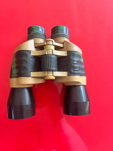 Binóculo 10x50 Estilo Militar com Bolsa Camuflada - Funcionando Perfeitamente