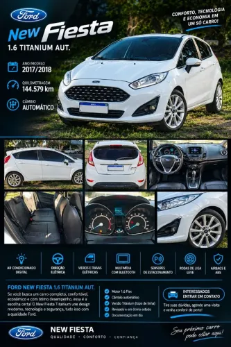 Ford Fiesta Tit./tit.plus 1.6 16V Flex Aut. 2018