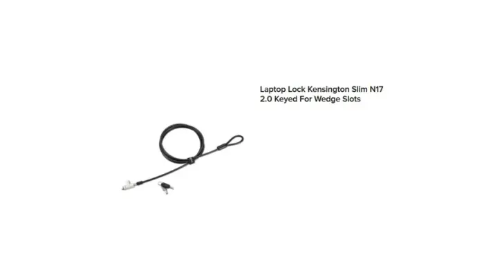 Trava De Segurança N17 Para Notebook Dell Keyed Laptop Lock