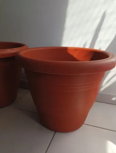 Vaso grande de plástico medida boca 45 cm para planta