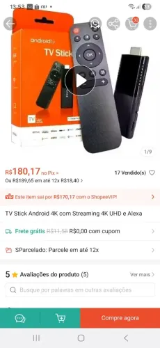 Roteador de Internet para tv istick