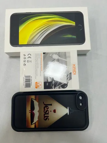 iPhone SE 64GB top (R$400) Caixa capinha carregador
