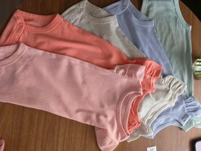 Conjunto 5 body Carter's 9m feminino