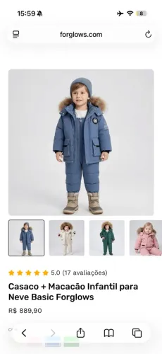Roupa de neve
