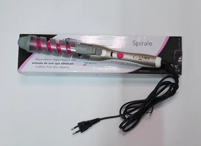 MODELADOR DE CACHOS SPIRALE BIVOLT GAMA ITALY CERÂMICA