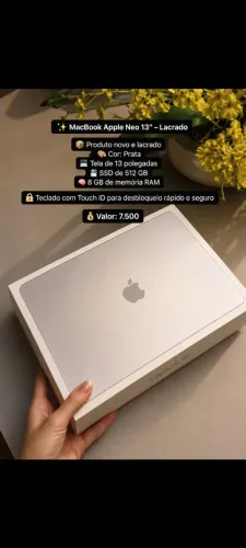 MacBook Apple Neo 13"- Lacrado