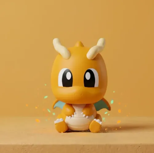 Miniatura Pokémon Dragonite na Pokebola - Oficial Funism