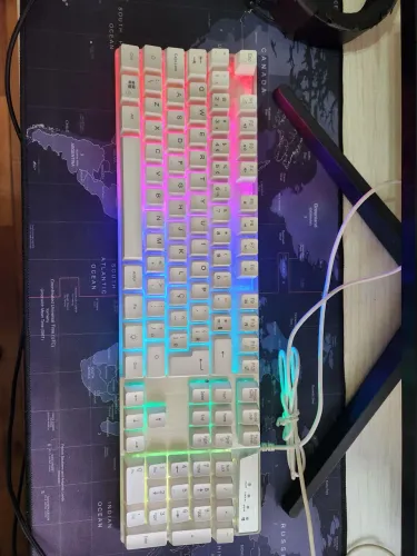 Teclado OEX Game Prismatic RGB ABNT2