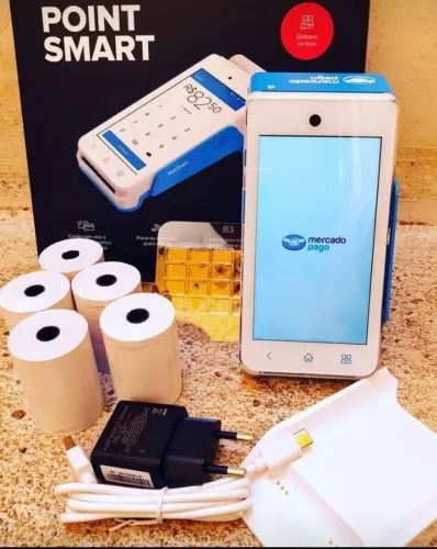 Maquininha de Cartão Point Smart Mercado Pago Imprime Comprovante | Pronta Entrega!!!