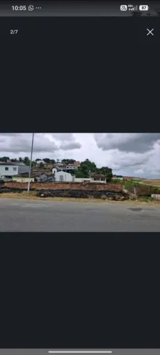 03 terrenos na entrada principal já com estrutura para construir qualquer tipo de imóvel