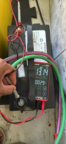 Bateria de gel comprada nova, com nota fiscal