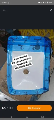 Cuba para banheiro