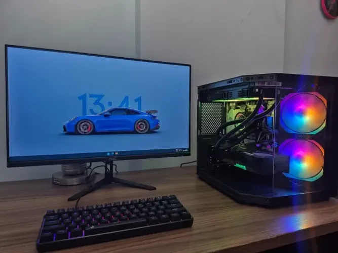 Pc gamer - Ryzen 7 5700x / RX 7600 8gb / 16gb RAM DDR4 + Monitor 180hz + Teclado Mecânico