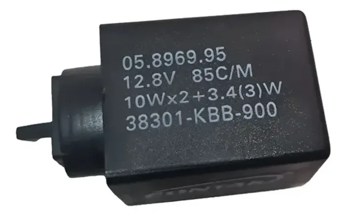 Relé Pisca 3 Pinos Para Pisca De Led 12 Volts Paralelo 12.8v