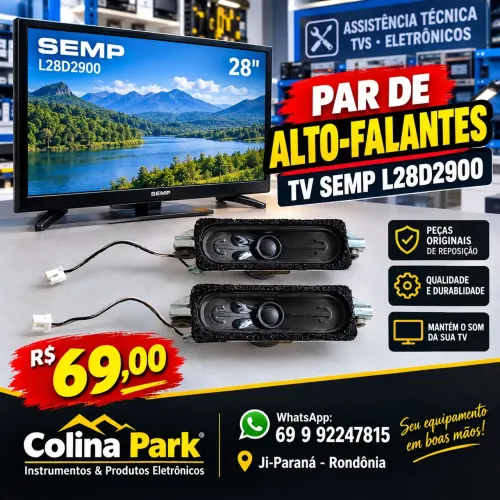 Par Alto-Falante Semp TV L28D2900