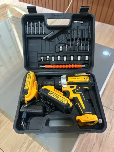 Parafusadeira e Furadeira Lithium Drill 48V MAX com 2 Baterias e Maleta