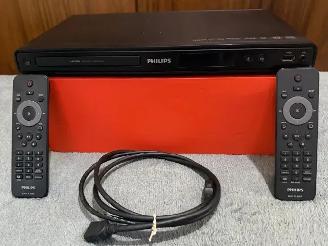 DVD player Philips  DVP 3560 - Roda pratic. todas mídias
