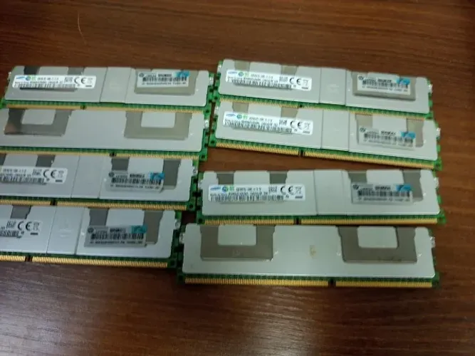 8 x32 gb 128gb Memória Ram Samsung 32gb Ddr3 Pc3-14900l 4rx4 Rdimm Blindada