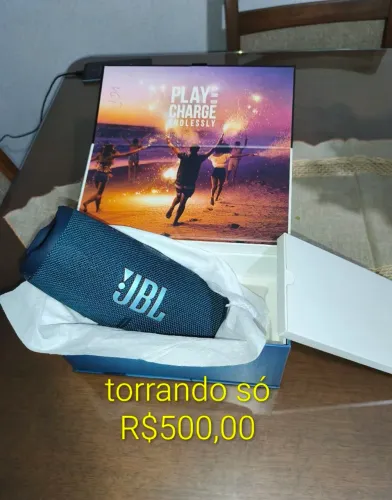 Caixa de som JBL Charge 5 de Barbada