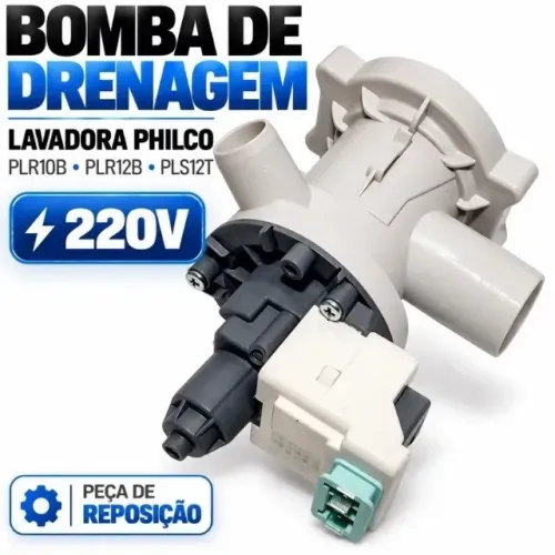 Bomba Drenagem 220v Lavadora Philco Plr10b Plr12b Pls12t